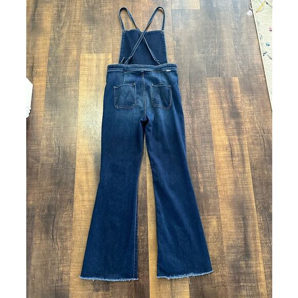 Mother The Swooner Weekender Flared Overalls Size 28 - Picture 8 of 12